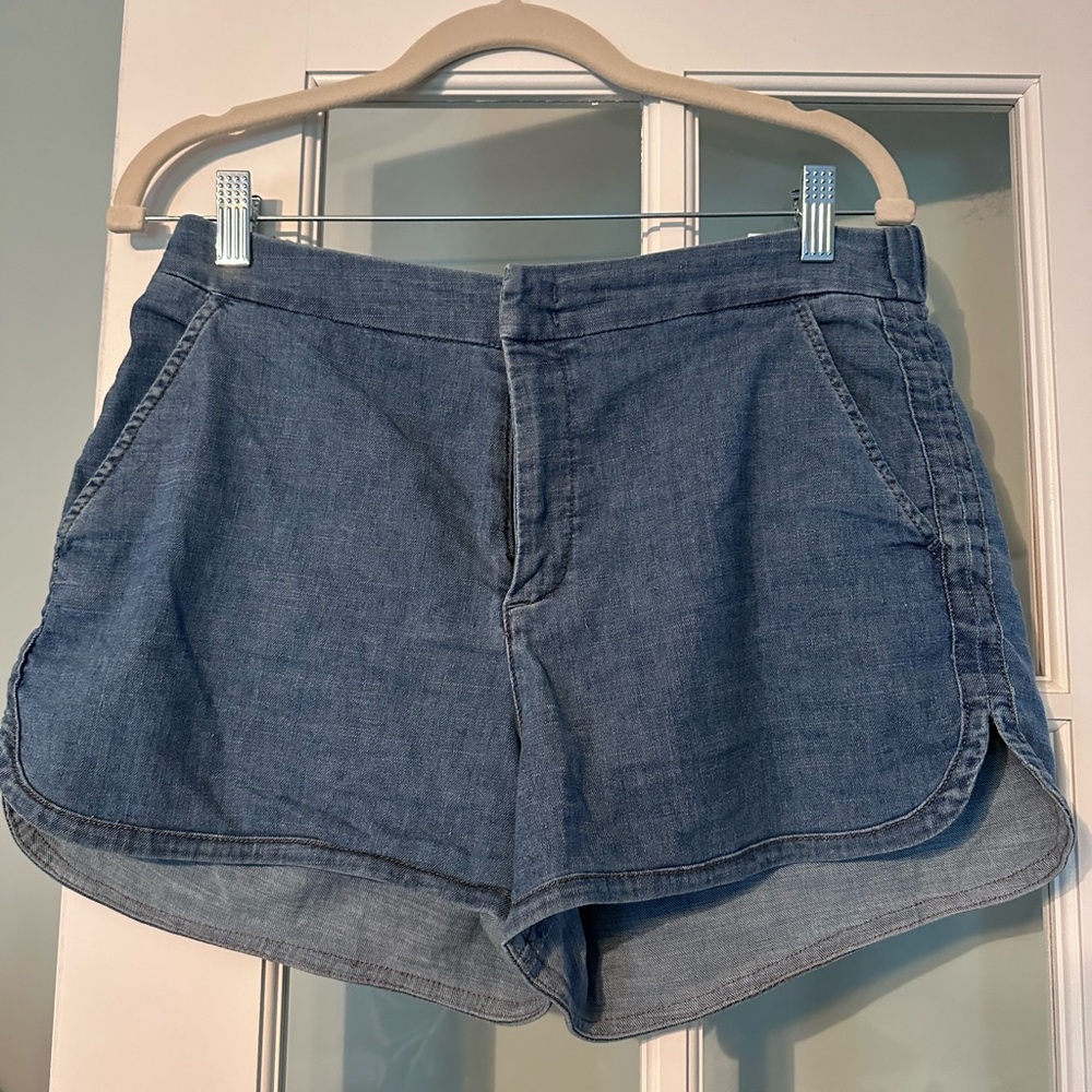 Soft denim shorts